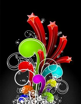 Abstract vector shiny background. Illustrazione stock