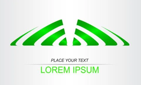 Abstract vector sign. Stock Illustration