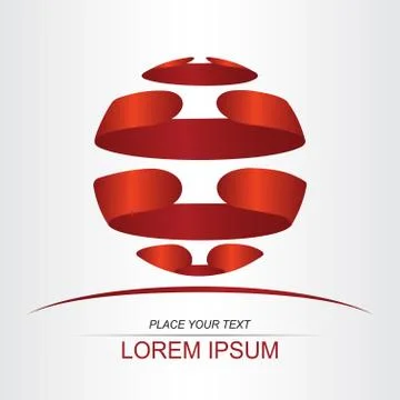 Abstract vector sign. Stock Illustration