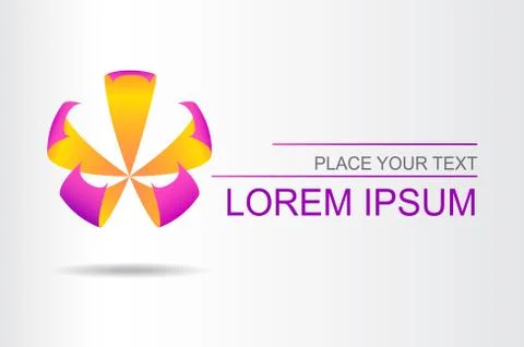 Abstract vector sign. Stock Illustration