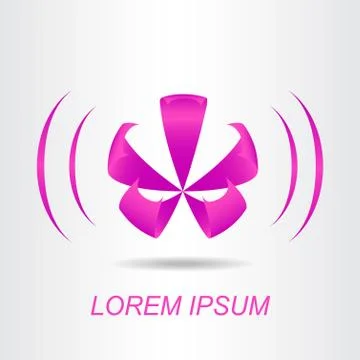 Abstract vector sign. Stock Illustration