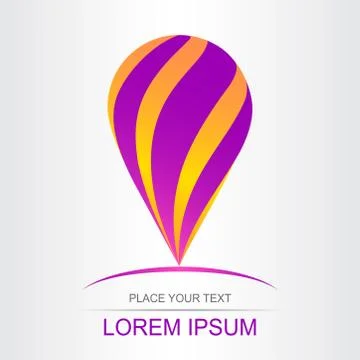 Abstract vector sign. Stock Illustration