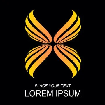 Abstract vector sign. Stock Illustration