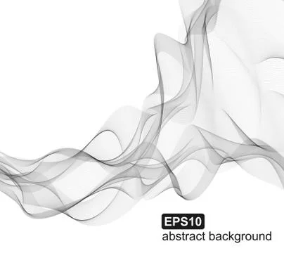 Abstract vector smoke background Stock Illustration