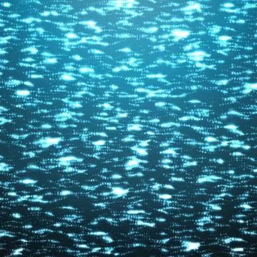 Abstract vector space background. Threads of glowing particles and light rays Stock Illustration