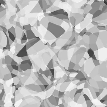 Abstract vector space monochrome background. Chaotically fluid connected points Illustrazione stock