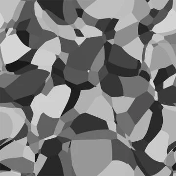 Abstract vector space monochrome background. Chaotically fluid connected points Illustrazione stock