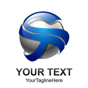 Abstract vector sphere icon technology orbit web rings, round ring circle lin Illustrazione stock