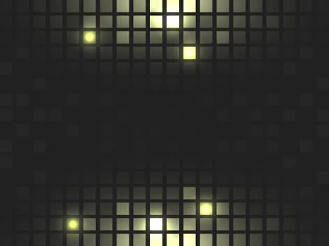 Abstract vector square golden mosaic background with place for your content. Stock Illustration