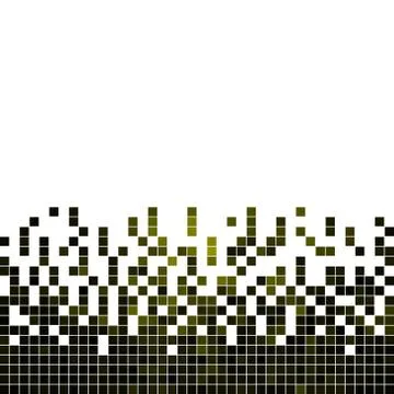 Abstract vector square pixel mosaic background Stock Illustration