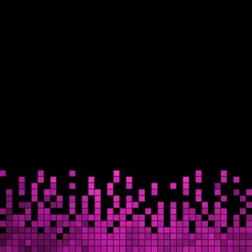 Abstract vector square pixel mosaic background Stock Illustration