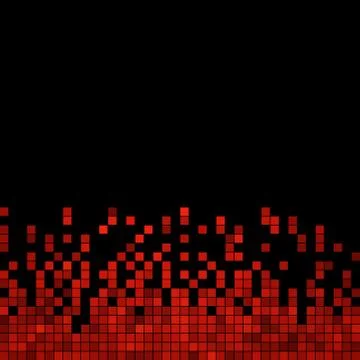 Abstract vector square pixel mosaic background Stock Illustration