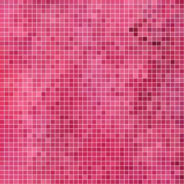 Abstract vector square pixel mosaic background 库存插图