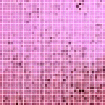 Abstract vector square pixel mosaic background Stock Illustration