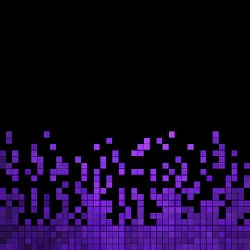 Abstract vector square pixel mosaic background 库存插图