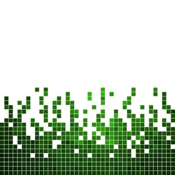 Abstract vector square pixel mosaic background Stock Illustration