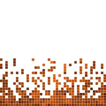 Abstract vector square pixel mosaic background 스톡 일러스트