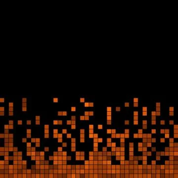 Abstract vector square pixel mosaic background Stock-Illustration