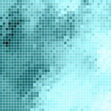 Abstract vector square pixel mosaic background Stock Illustration