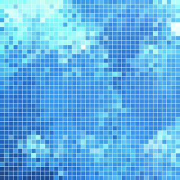 Abstract vector square pixel mosaic background 스톡 일러스트
