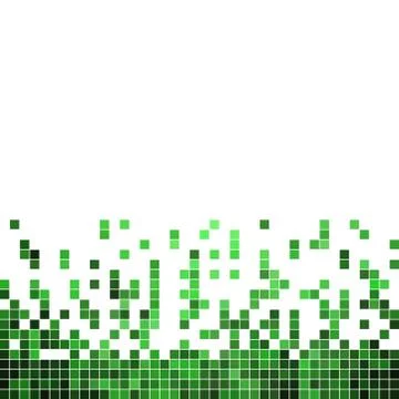 Abstract vector square pixel mosaic background Stock Illustration