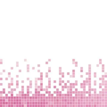 Abstract vector square pixel mosaic background Stock Illustration