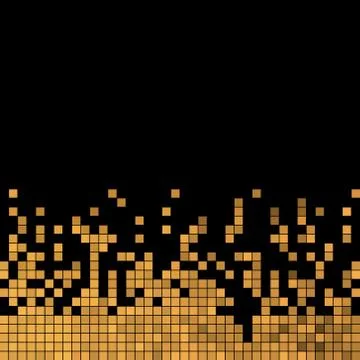 Abstract vector square pixel mosaic background Stock Illustration