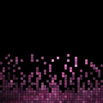 Abstract vector square pixel mosaic background Illustrazione stock