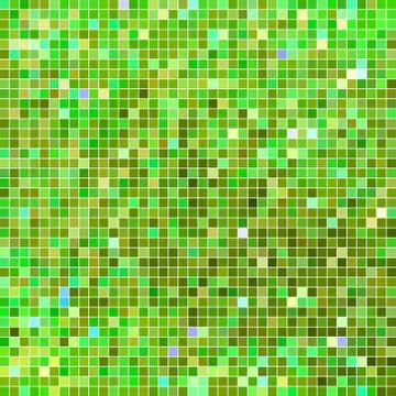 Abstract vector square pixel mosaic background Stock-Illustration