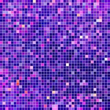 Abstract vector square pixel mosaic background Illustrazione stock