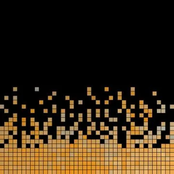 Abstract vector square pixel mosaic background Stock Illustration