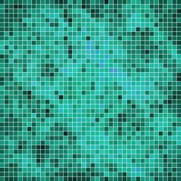 Abstract vector square pixel mosaic background Stock Illustration