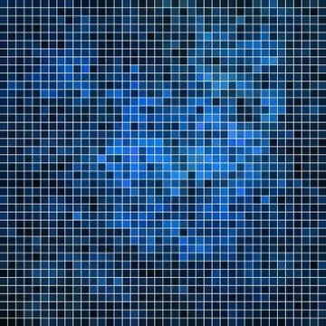 Abstract vector square pixel mosaic background Stock Illustration