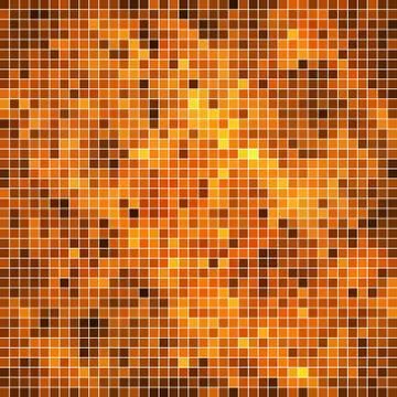 Abstract vector square pixel mosaic background Stock Illustration