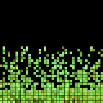 Abstract vector square pixel mosaic background Stock Illustration