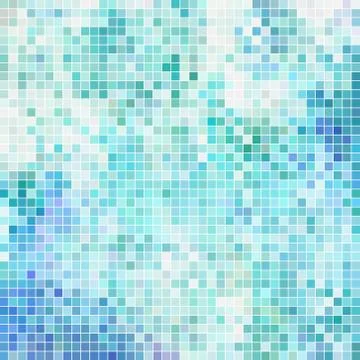 Abstract vector square pixel mosaic background イラスト素材