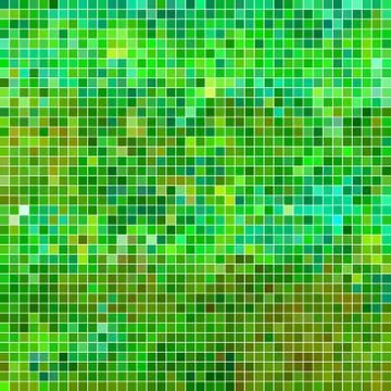 Abstract vector square pixel mosaic background Stock Illustration
