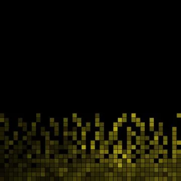 Abstract vector square pixel mosaic background Stock Illustration