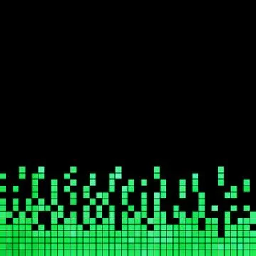 Abstract vector square pixel mosaic background Stock Illustration