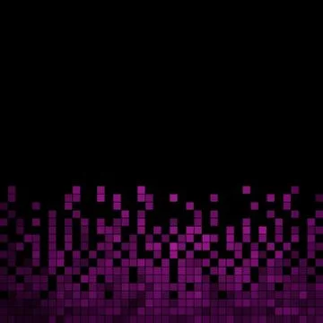 Abstract vector square pixel mosaic background Stock Illustration