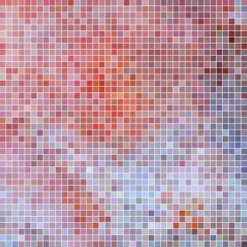 Abstract vector square pixel mosaic background Stock Illustration