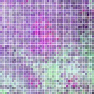 Abstract vector square pixel mosaic background Stock Illustration