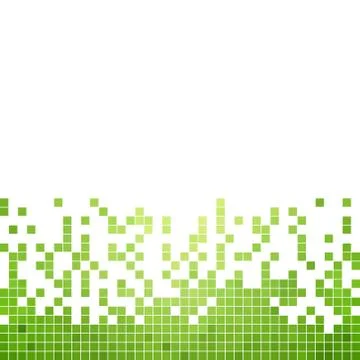 Abstract vector square pixel mosaic background Stock Illustration