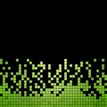 Abstract vector square pixel mosaic background Stock Illustration