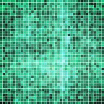 Abstract vector square pixel mosaic background Stock Illustration