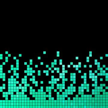 Abstract vector square pixel mosaic background 스톡 일러스트