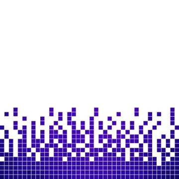 Abstract vector square pixel mosaic background 스톡 일러스트