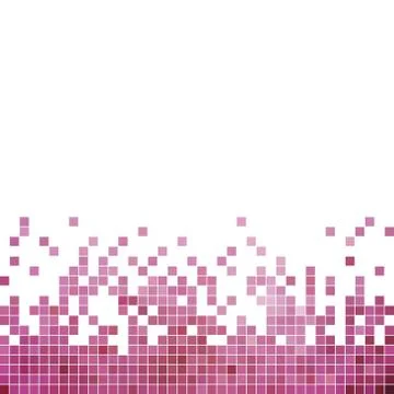 Abstract vector square pixel mosaic background イラスト素材