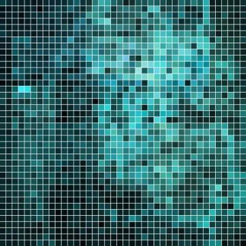 Abstract vector square pixel mosaic background 库存插图