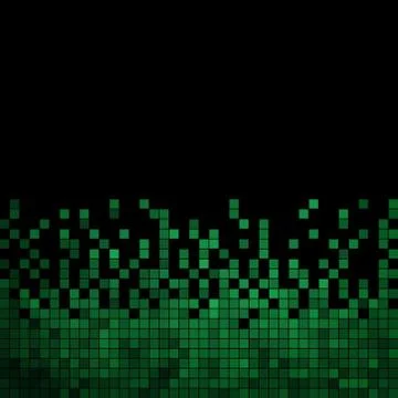 Abstract vector square pixel mosaic background Stock Illustration